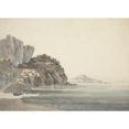 thumbnail image 2 of John Warwick Smith 24x18 Black Ornate Framed Double Matted Museum Art Print Titled: An Italian Coast Scene (Possibly 1776-1781), 2 of 5