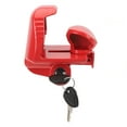 thumbnail image 2 of Trailer Hitch Lock, Heavy Duty High Security Universal Fit RV Coupler Lock for 1 7/8inch 2inch 2 5/16inch Couplers with 2 Keys for RV Boat Trailer, 2 of 7