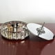 thumbnail image 1 of Bandeja de Espejo Dorado Baoblaze Soporte de Tocador de Cristal Bandeja de Servicio Decorativa de Cosméticos, 1 of 8