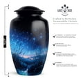 thumbnail image 2 of Yatskia Blue Shooting Star Urns for Adult Human Ashes Mom, Decorative Funeral Urn for Human Ashes Dad, (Classic Large, 10 Inch), 2 of 2