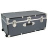 Explorer 30” Trunk with Wheels & Lock Wood Storage Container for Adults Multiple Colors