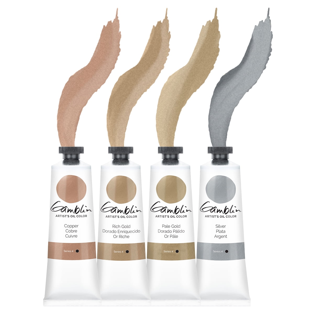Gamblin Artist Oil Paint Set For Professionals - METAL SET - 37ml Tubes