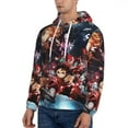 thumbnail image 4 of Demon Slayer Trendy Cartoon Men'S Fleece Hooded Hoodie, hoodies for women men with pockets,Fall Fashion 2025 Pullover Sweaters Winter Clothes, 4 of 9