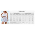 thumbnail image 5 of FreshPretty Casual Striped Shorts for Women Spring Summer Elastic Waist Y2K Lounge Vacation Beach PJ Bottoms Clothes, 5 of 9