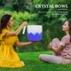 thumbnail image 5 of Cuenco De Cristal Cuenco de canto de cristal de loto azul Cuenco de canto esmerilado despresurizado (seis), 5 of 7