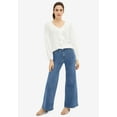 thumbnail image 3 of Ellos Women's 5-Pocket Wide Leg Jeans, 3 of 5