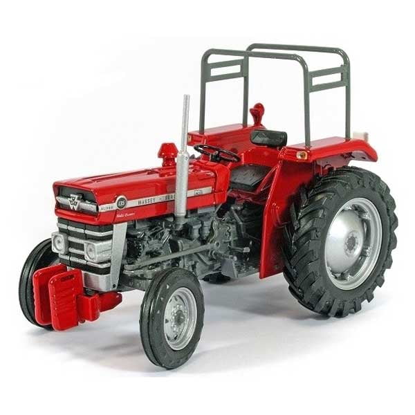 132 Limited Edition High Detail Massey Ferguson 135 Super With Roll Bar And Front Weights 