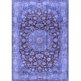 thumbnail image 1 of Ahgly Company Indoor Rectangle Medallion Blue Traditional Area Rugs, 2' x 3', 1 of 4