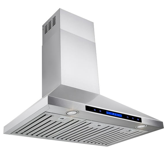 ROXON 900 CFM 30 Inches Range Hood Kitchen Exhaust Fan Stainless Steel Wall Mounted Style RXN-W17-30