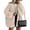 Beige, variant on Womens Oversized Cardigan Sweaters 2025 Fall Long Lantern Sleeve Knit Open Front Lightweight Sweater Beige L