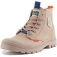thumbnail image 6 of Palladium Pampa Hi Mono Metro Unisex Lace Up Canvas Ankle Boot In Pink Size 8, 6 of 6