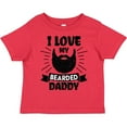 thumbnail image 3 of Inktastic I Love My Bearded Daddy for Fathers Day with Grunge Boys Toddler T-Shirt, 3 of 5