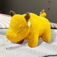 thumbnail image 4 of Muñeco de peluche Yotijar toro suave sin ojo decoración Amarillo 30cm, 4 of 7