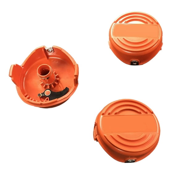 3 Pack Black & Decker GH3000 Trimmer Cap Replacement Spool Cover Assembly # 90583594 for GH3000 LST540 LST540B GH3000R
