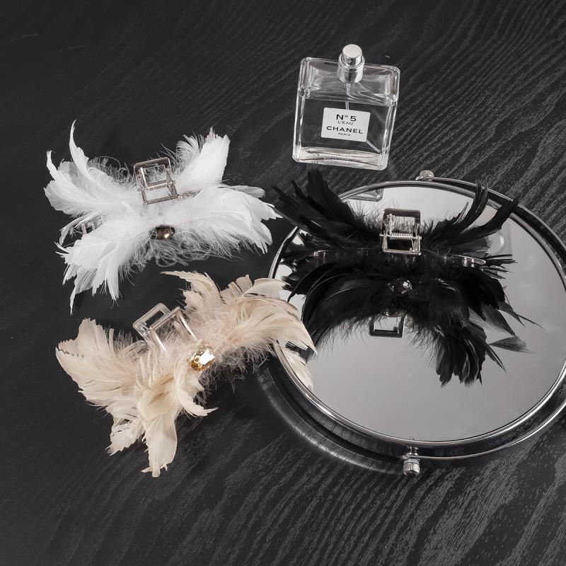 EKE Women’s Hair Clip Vintage Retro Back-Wear Elegant Hair Accessory with Fashion Texture