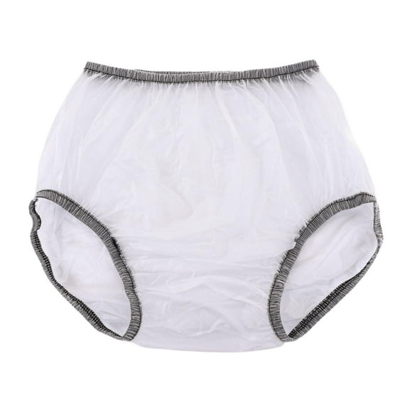 Cubierta de incontinencia Pantalones blandos de pañales Breves Breve Desgaste Resistente con cubierta de pañales para hombres Mujeres mayores Dama S