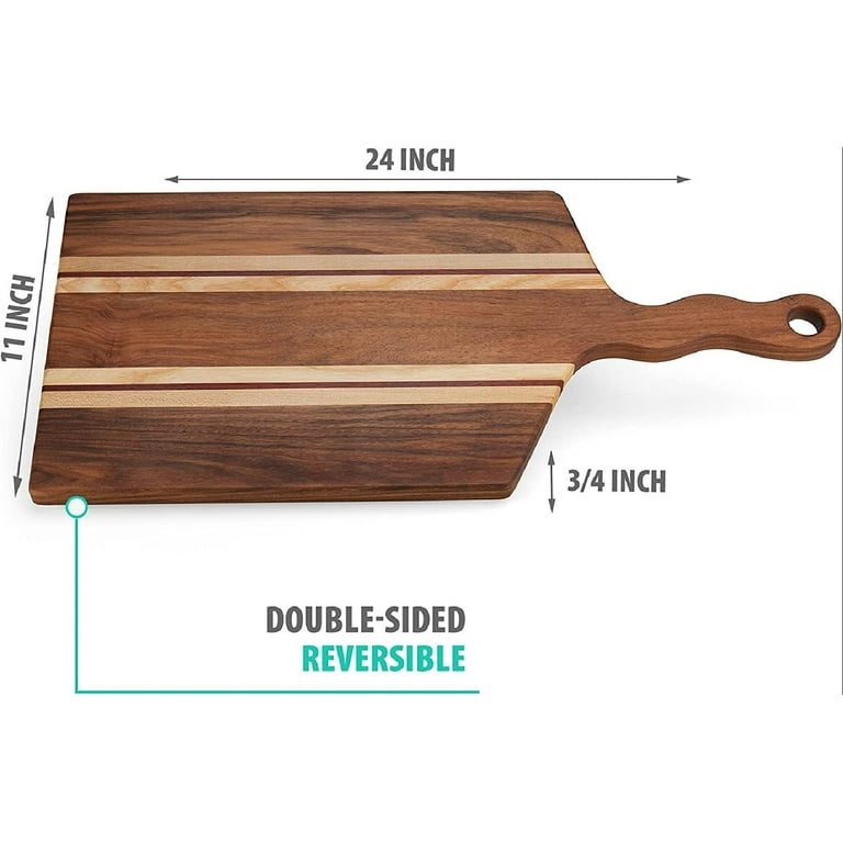 Kitchen Cutting Board Walnut Wood Chopping Board Creative Couple Style  Bread Cheese Board Serving Tray Platter