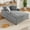 Gray, variant on Christopher Knight Home 70.9" Classic Oversized Chaise Lounge Chair, Plush Fabric with Durable Frame, Yellow