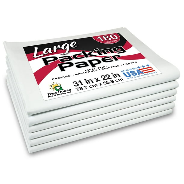 Hojas de papel para embalaje Tree House Pad & Paper 180 hojas