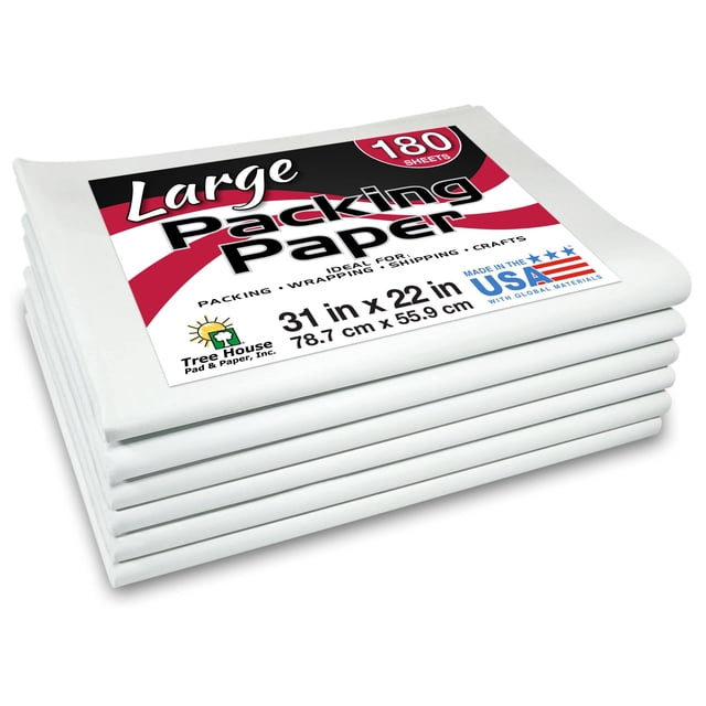 Hojas de papel para embalaje Tree House Pad & Paper 180 hojas