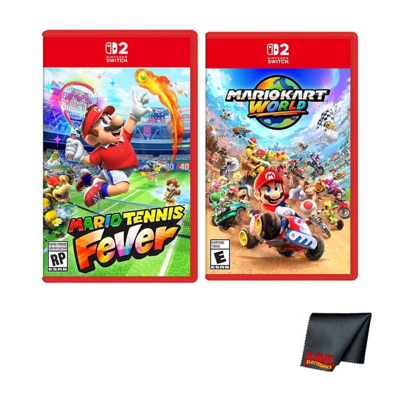 Nintendo Mario Tennis Fever Mario Kart World – Switch 2 Game Bundle