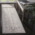 thumbnail image 2 of SAFAVIEH Reflection Christy Oriental Runner Rug, Dark Grey/Cream, 2'3" x 8', 2 of 8