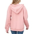 thumbnail image 4 of Shine Up Womens Hoodies Casual Hooded Sweatshirts Oversized Pullover Long Sleeve Ladies Tops with Pocket, 4 of 5
