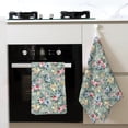 thumbnail image 4 of Sikiie Rose Flowers Waffle Weave Kitchen Dish Cloth,Super Absorbent Kitchen Dish Towels 16*26 Inches for Dish Rags Washing Dishes, Drying Dishes, 4 of 7