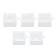 thumbnail image 1 of Contenedores de esponja transparentes pequeños con tapa, soportes transparentes, caja de soplo, accesorios para manualidades, almacenamiento de herramientas, 5 uds., 1 of 8