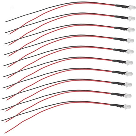

Yoluxingy 10pcs 512V Led Lights Emitting Diodes Small Led Lamp Lights Diodes for Model Assortment Kit (Light) A1510