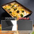 thumbnail image 4 of 3 Pcs Detroit Style Pizza Pan Hard Rectangular Pizza Pans, 4 of 5
