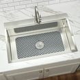 thumbnail image 6 of Mocoloo Silicone Sink Mat Kitchen Sink Protectors for Kitchen Sink, 26"x 14" Sink Mat Grid Non-Slip Folding Sink for Bottom of Farmhouse Stainless Steel Porcelain Sink Pad, Flower Cutout Pattern, 6 of 9