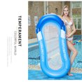 thumbnail image 3 of Hamaca de agua de verano para piscina colchón de aire de Likrtyny PVC tumbona flotante cojín para dormir cama de aire inflable, 3 of 8
