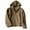 #480-Brown, variant on AUNVITO Women's Fleece Hooded Jacket Heavyweight Full-Zip Warm Loose Fit Casual Outerwear Winter Coats