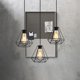 thumbnail image 2 of Muyoka Lámpara colgante Jaula vintage Lámpara colgante Jaula de metal Accesorios colgantes Luces colgantes con montaje en base E27 Lámpara colgante de techo Araña para cocina Comedor Pasillo Dormitori Muyoka Hogar, 2 of 7
