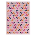 thumbnail image 3 of Unique Loom Aruba Outdoor Collection Area Rug - Oranjestad (6' x 9' Rectangle Pink/Gold), 3 of 7