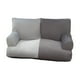 thumbnail image 5 of Sofá para perros, sofá para gatos con respaldo alto, nido antideslizante, suave y estable, protección para muebles gris oscuro gris claro, 5 of 9