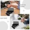 thumbnail image 3 of Raindrops 2Pcs Rectangular Light Box Black ABS For Electrical Components, 3 of 8