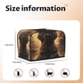 thumbnail image 5 of Sikiie Lake Meditating Elephant Toaster Covers 2 Slice Dustproof Toaster Cover Bread Machine Cover, Dustproof Cover - 11.4" x 7.5" x 7.9", 5 of 7