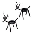 thumbnail image 2 of 2/Set Reindeer Wedding Table Centerpiece Votive Candle Holidays Candlesticks Tealight Reindeer Decorations, 2 of 8