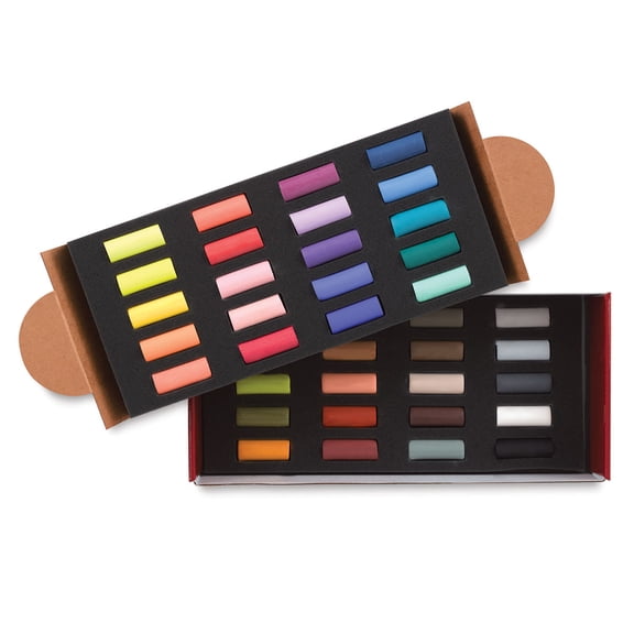 Blick Artists' Soft Pastel Half Stick Set - Assorted Colors, Set of 40