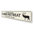 thumbnail image 4 of Cabin Retreat Novelty Decor, Metal Wall Sign - 4x18 Inches, 4 of 4