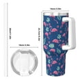 thumbnail image 4 of KLL Plants And Flamingos Print 40oz Stainless Steel Insulated Car Cup Coffee Mug with Spillproof Lid - Keep Your Drink Hot or Cold on the Go, 4 of 8