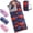 Blue&Red, variant on Sleeping Bag - 50-77? 3-  Sleeping Bag for Boys & Girls, Lightweight 2.2 lbs Camping Gear with Compression Bag Ideal for Camping, Hiking, Indoor
