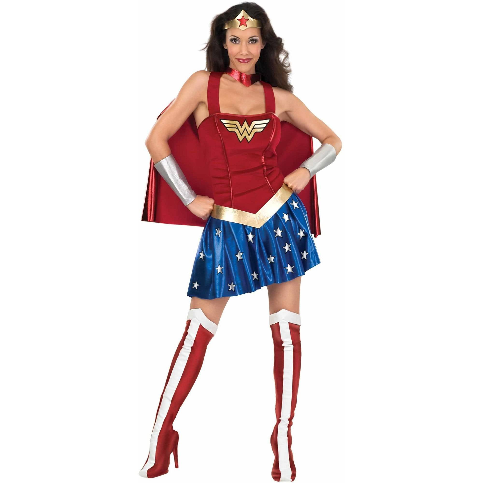 Deluxe Wonder Woman Adult Costume, Medium (8-10) - Walmart.com