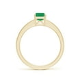 thumbnail image 2 of ANGARA Natural Octagonal 1 ct Emerald Cocktail Ring with Diamonds in 14K Yellow Gold for Women (Size-7x5mm) | May Birthstone, Birthday, Anniversary, Jewelry Gift for Women | Natural Emerald Ring, 2 of 9