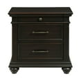 thumbnail image 2 of Picket House Furnishings Brooks 3-Drawer Nightstand with USB Ports in Black, 2 of 11