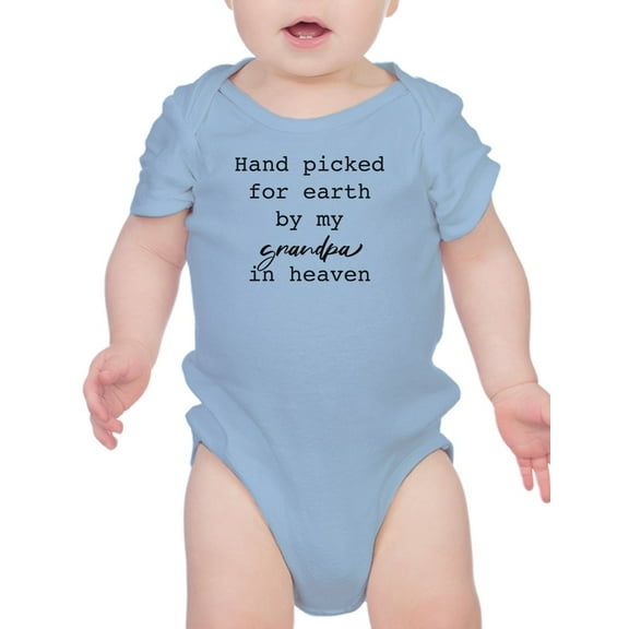 Hand Picked By My Grandpa Bodysuit Infant -Smartprints Designs, 18 Months