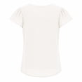 thumbnail image 2 of Blusa George para Mujer, Manga Corta Blanco Talla M, 2 of 4