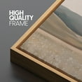 thumbnail image 5 of Large Framed Canvas Print Minimalist Neutral-Toned Meadow Landscape Wall Art Decorative Ready to Hang Painting for Living room Bedroom - 60"x20" Natural Frame, 5 of 7